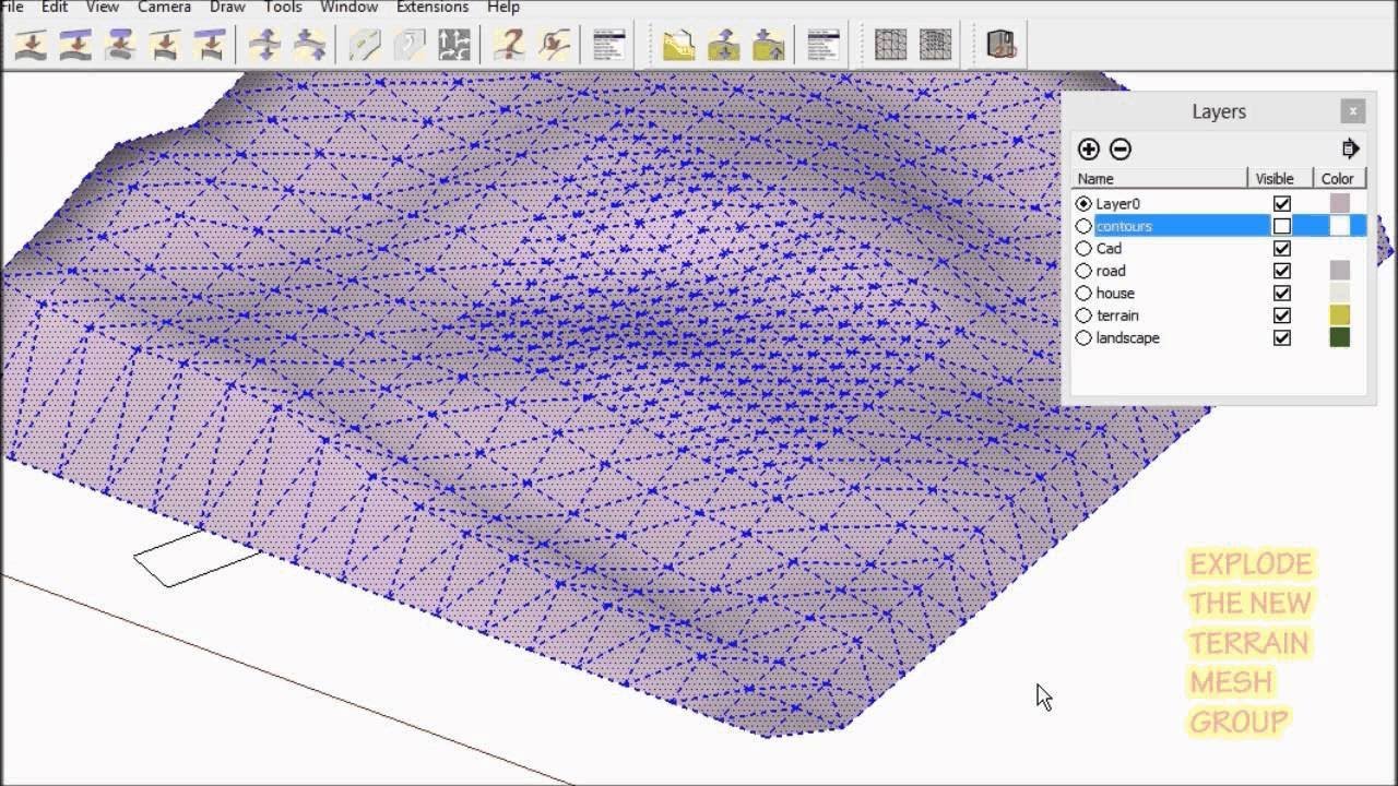 Vali Architects: Setting up a Project in Sketchup - Part 1 Site Design