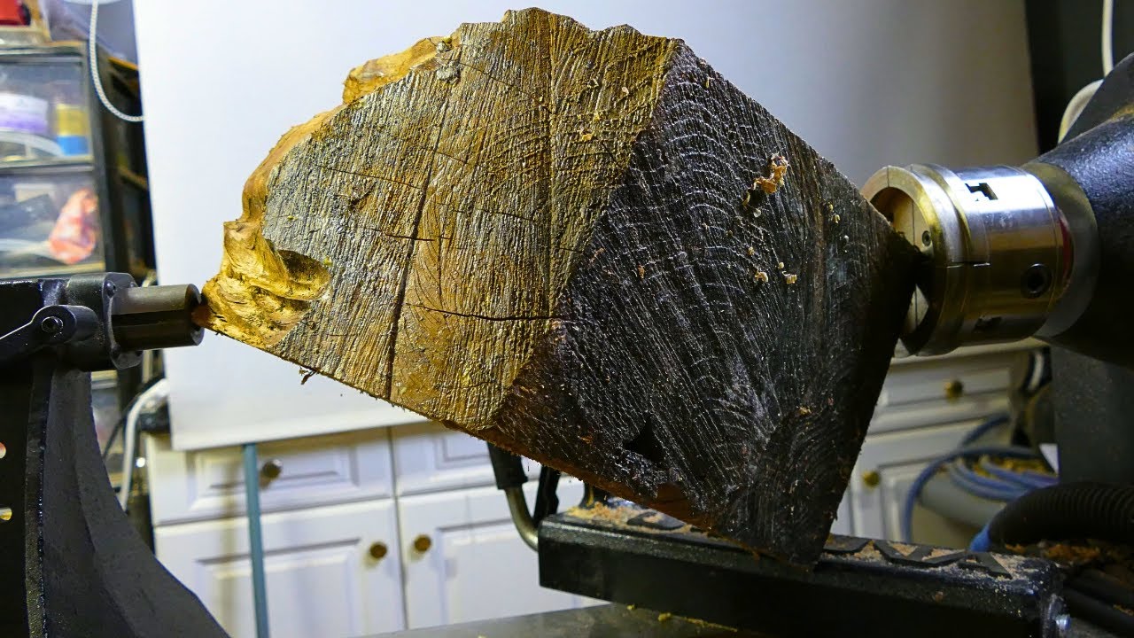 Woodturning - The Ancient Redwood Log