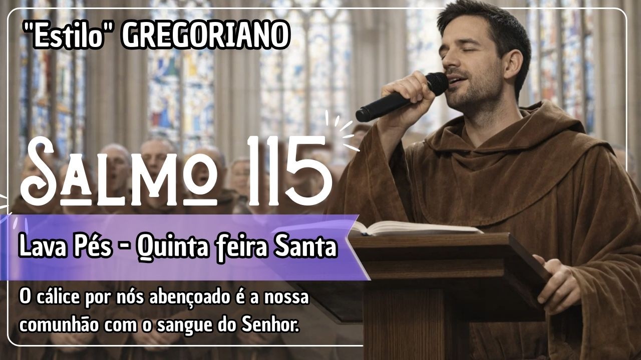Salmo 116B  - O cálice por nós abençoado é a nossa comunhão com o sangue do Senhor GREGORIANO