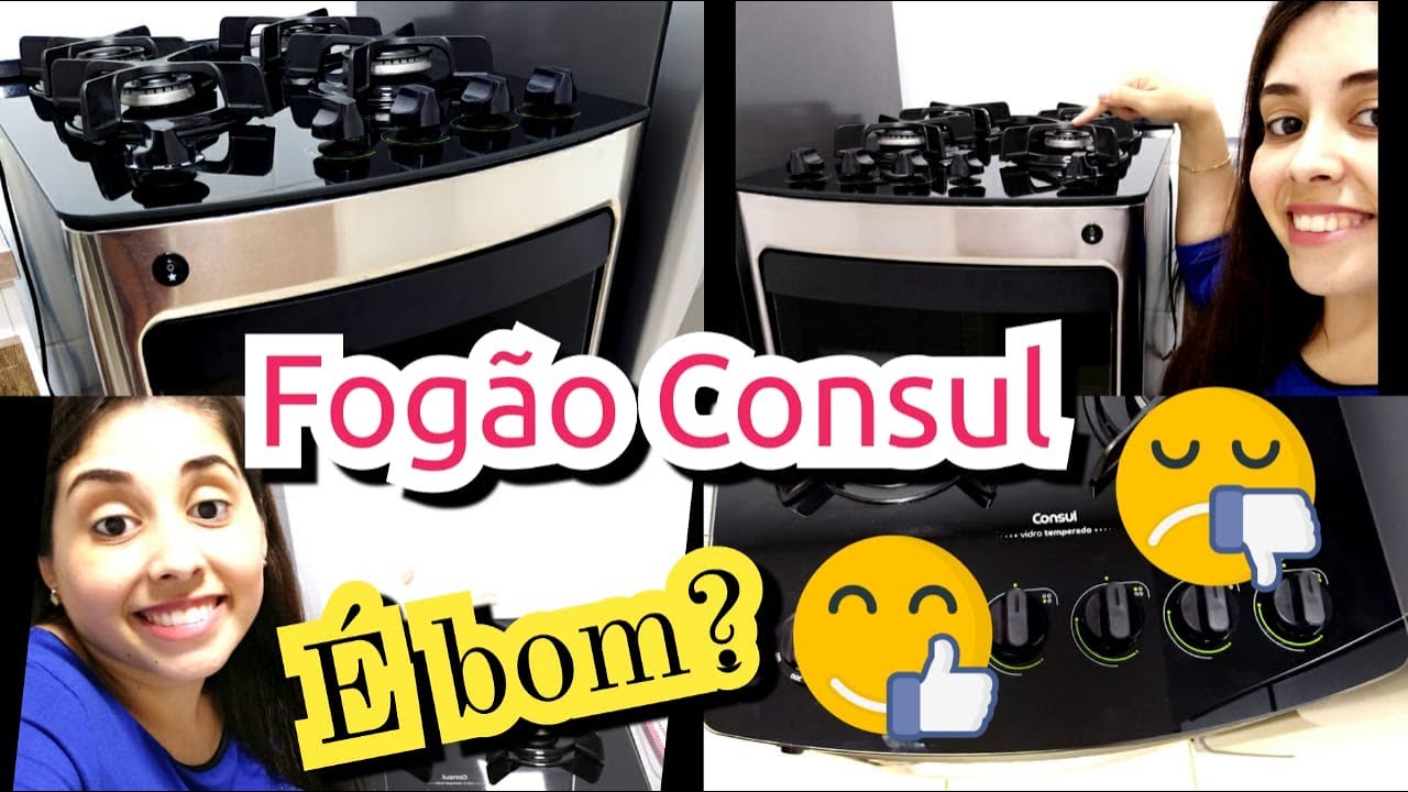FOGÃO CONSUL MESA DE VIDRO 4 BOCAS MODELO CFO4VAR | RESENHA 10 MESES DE USO | Adeline Pefer