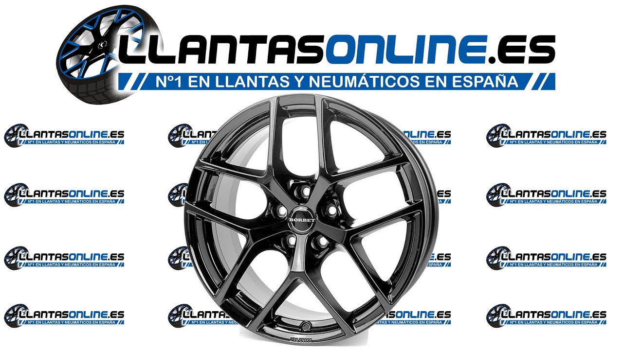 LLANTAS BORBET Y NEGRO BRILLO LLANTASONLINE.ES