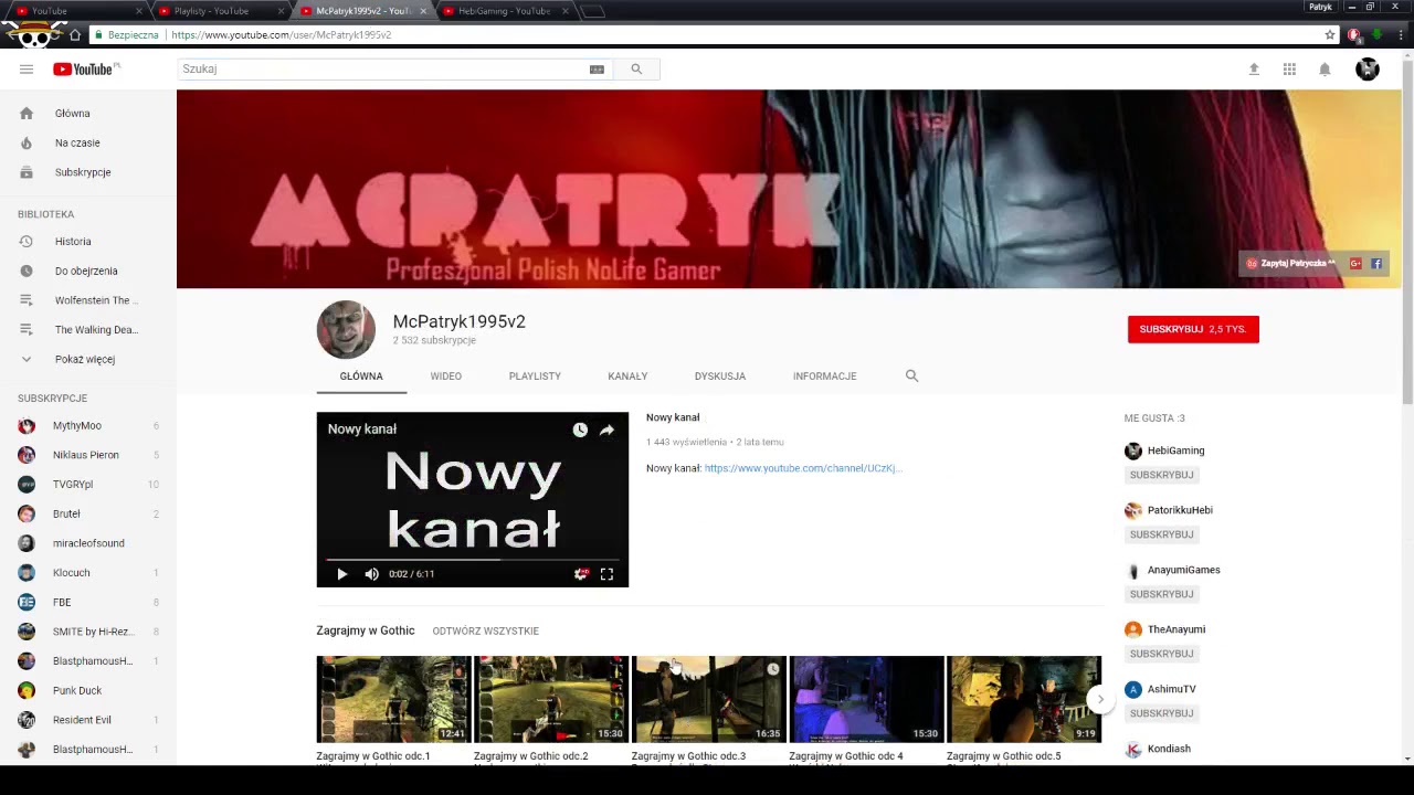 HebiGaming - Nowy kanał :)