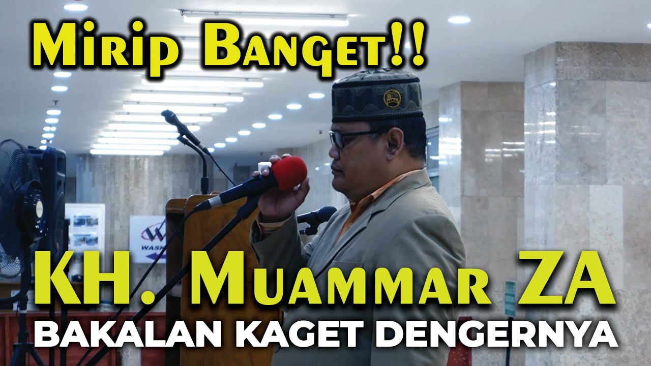 MIRIP BANGET!! KH. Muammar ZA Bakalan Kaget Dengernya