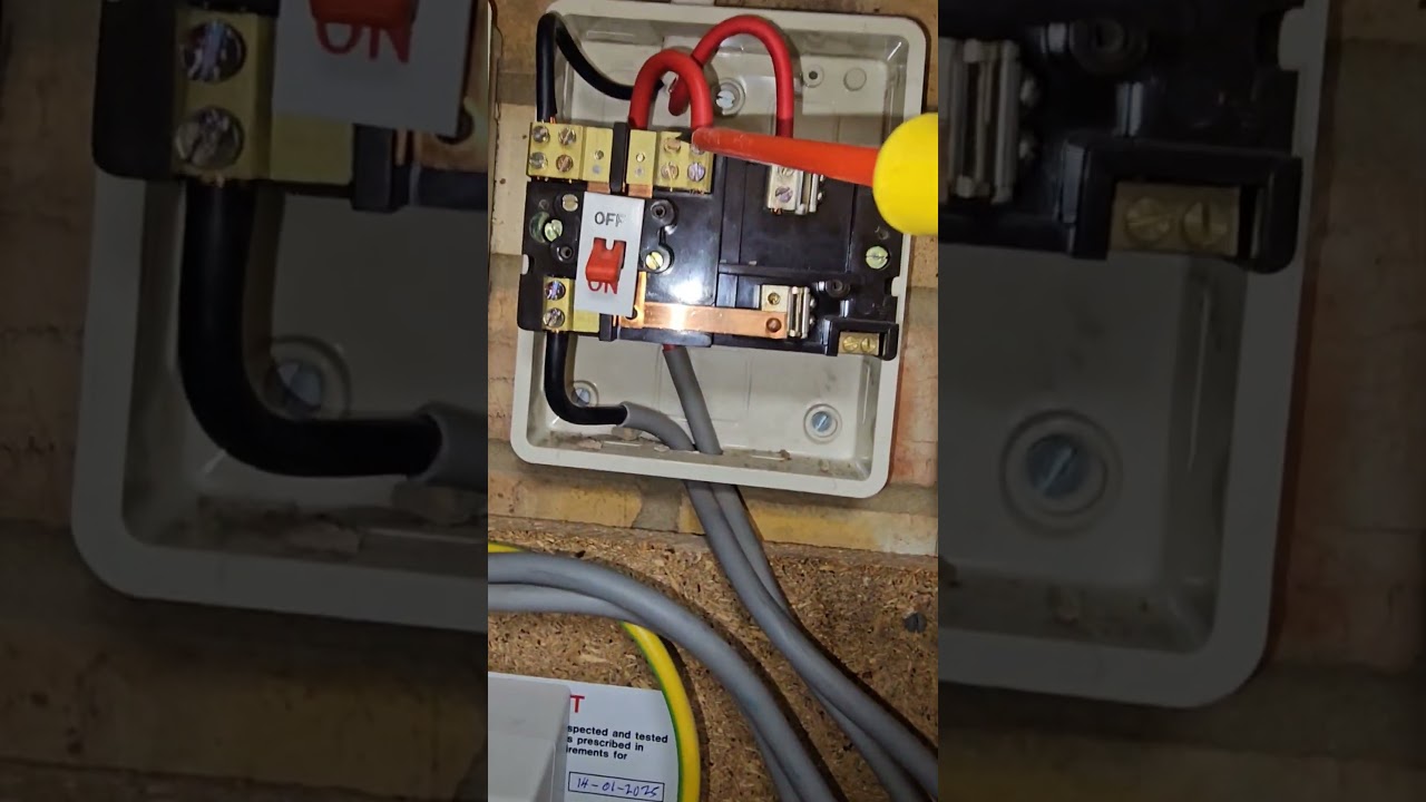 Switchfuse Connections Explained #electrician #maintenance #faultless