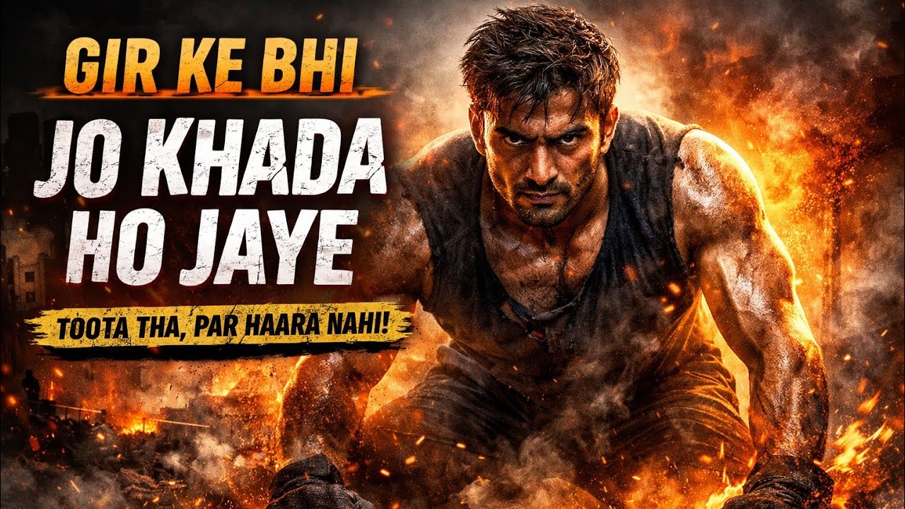 गिर के भी जो खड़ा हो जाये | Life Comeback Motivation Song | Strong Hindi Motivation