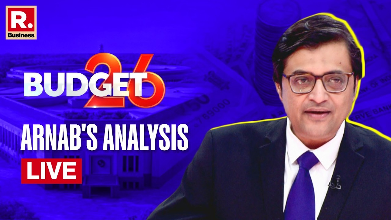 Union Budget With Arnab Goswami LIVE: FM Nirmala Sitharaman’s Budget & Full Analysis | PM Modi