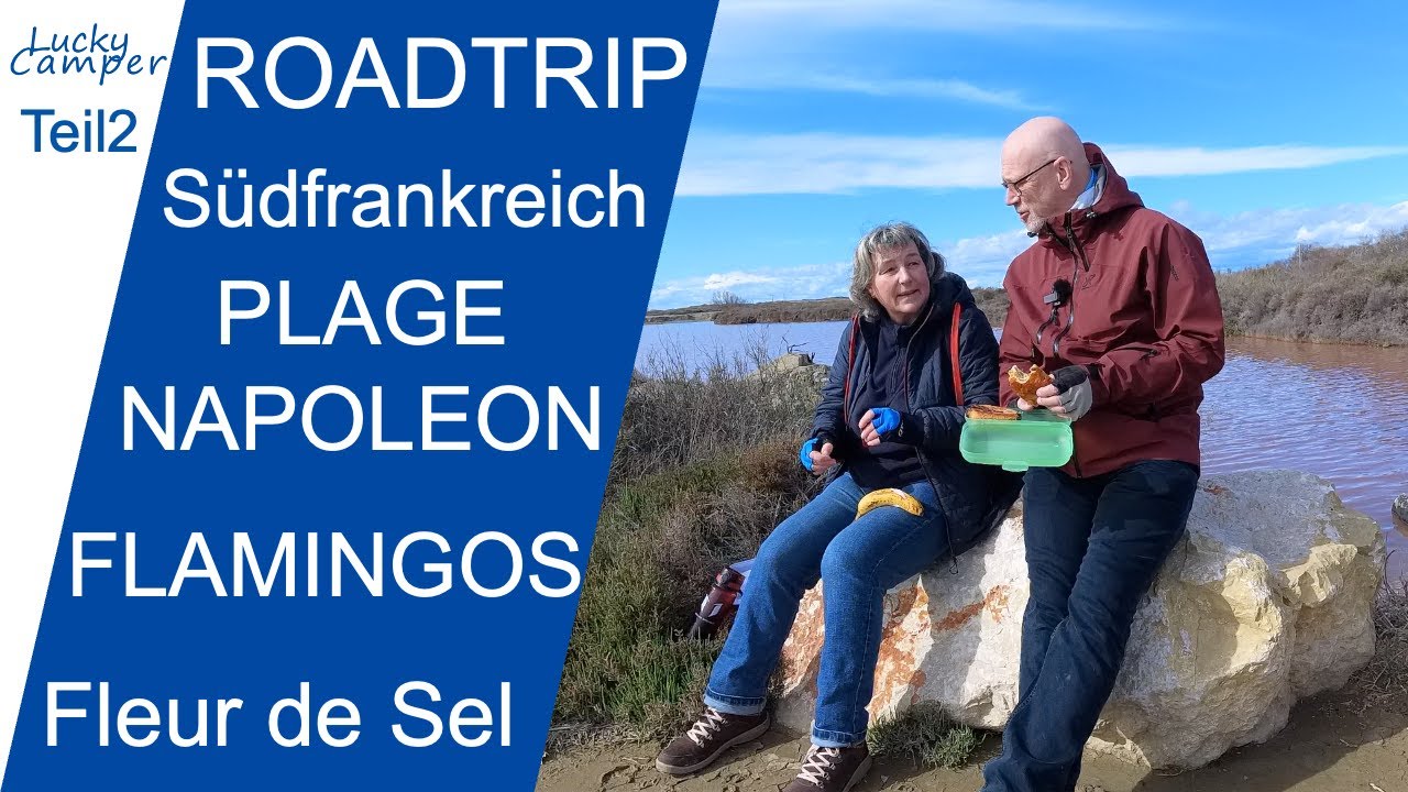 Radtour | mächtige Salzberge | Flamingos | Strand mit Wohnmobile | Süd Frankreich Hot Spots 2024
