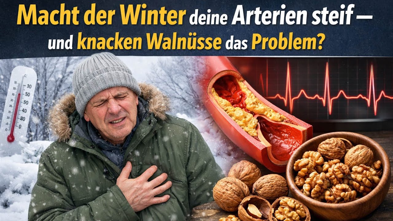 Kalte Tage, enger Kreislauf: Schützen Walnüsse dein Herz von innen?