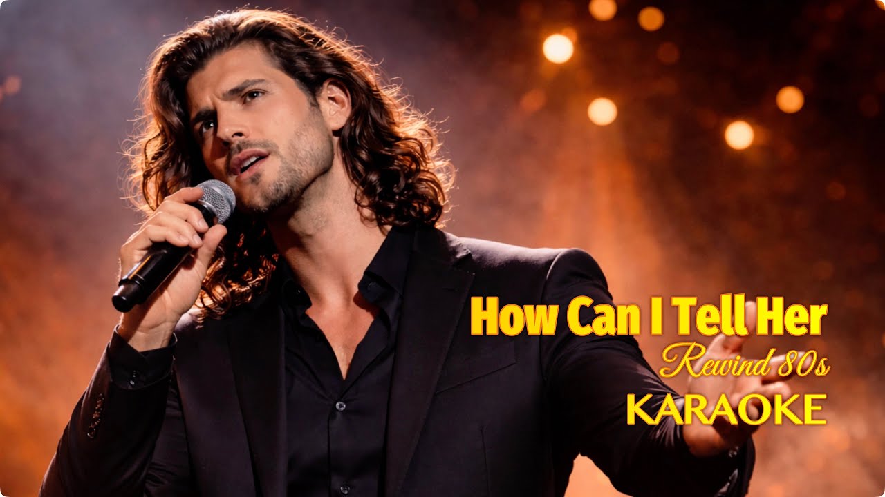KARAOKE | 🎸 How Can I Tell Her - Heartbreaking 80s Power Ballad (Male Vocal) 🎤