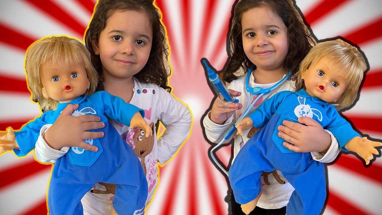 Cicciobello Hasta Oldu Hafsanur Onu İyileştirdi