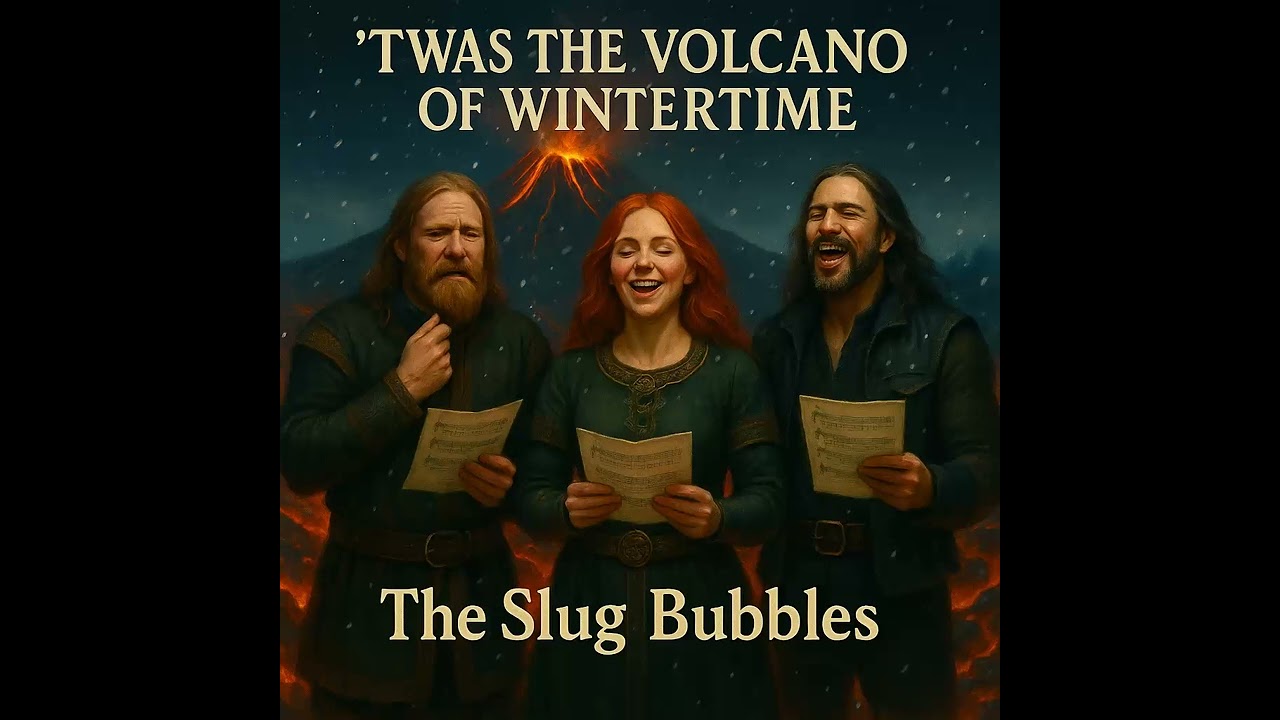 🌋🎄 ’TWAS THE VOLCANO OF WINTERTIME by The Slug Bubbles feat. Frogs in Socks Choir