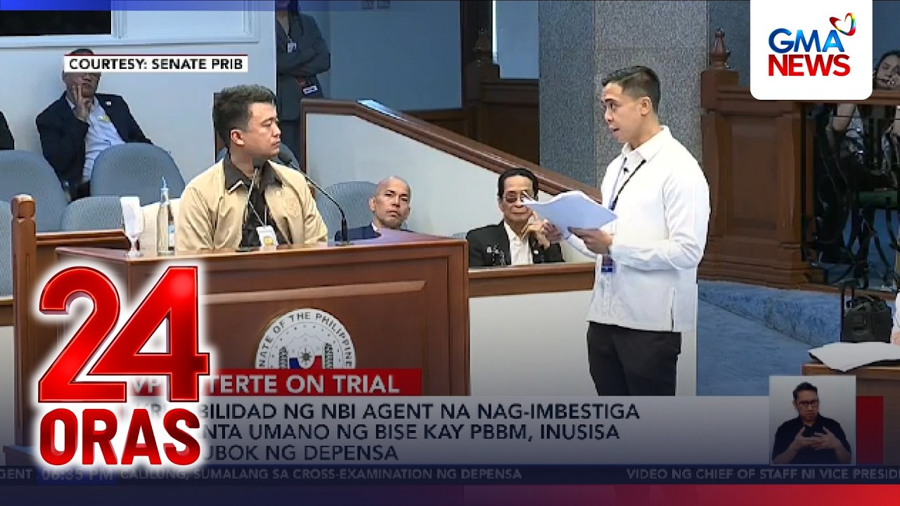 Kredibilidad ng NBI Agent na nag-imbestiga ng banta umano ni VP Duterte kay PBBM...  | 24 Oras