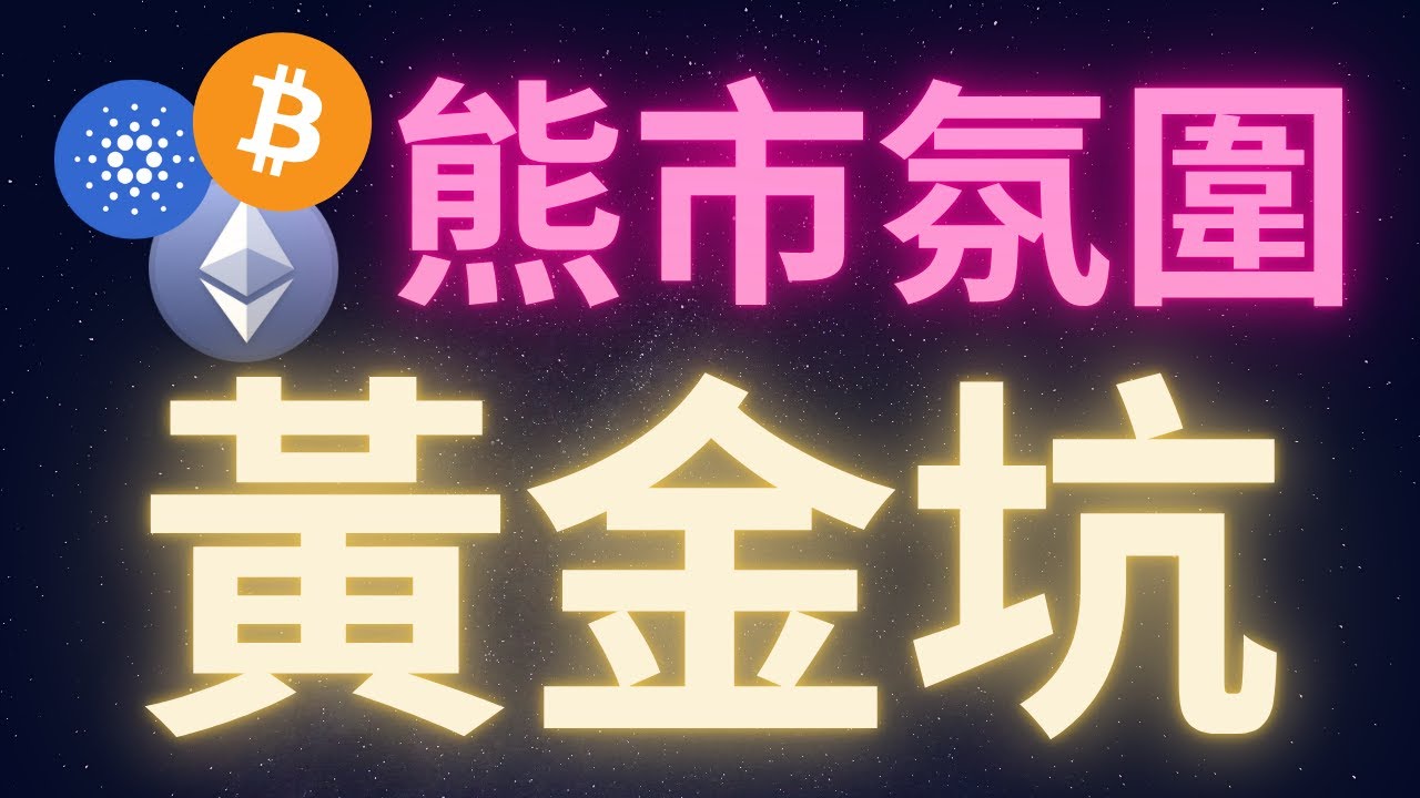 加密貨幣市場100%熊市氛圍 我只看到黃金坑 #比特幣 #以太幣 #愛達幣 #BTC #ETH #ADA