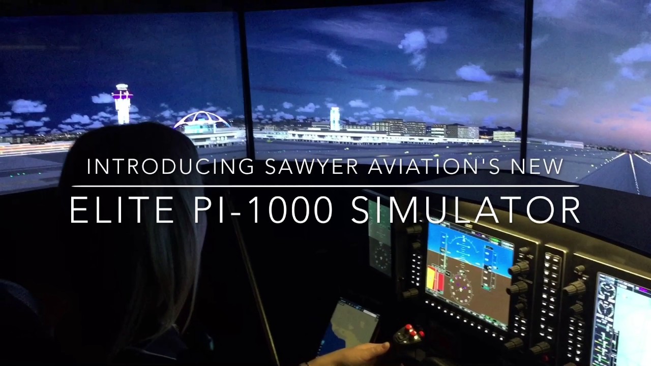 ELITE PI-1000 AATD G1000 Simulator at Sawyer Flight Academy
