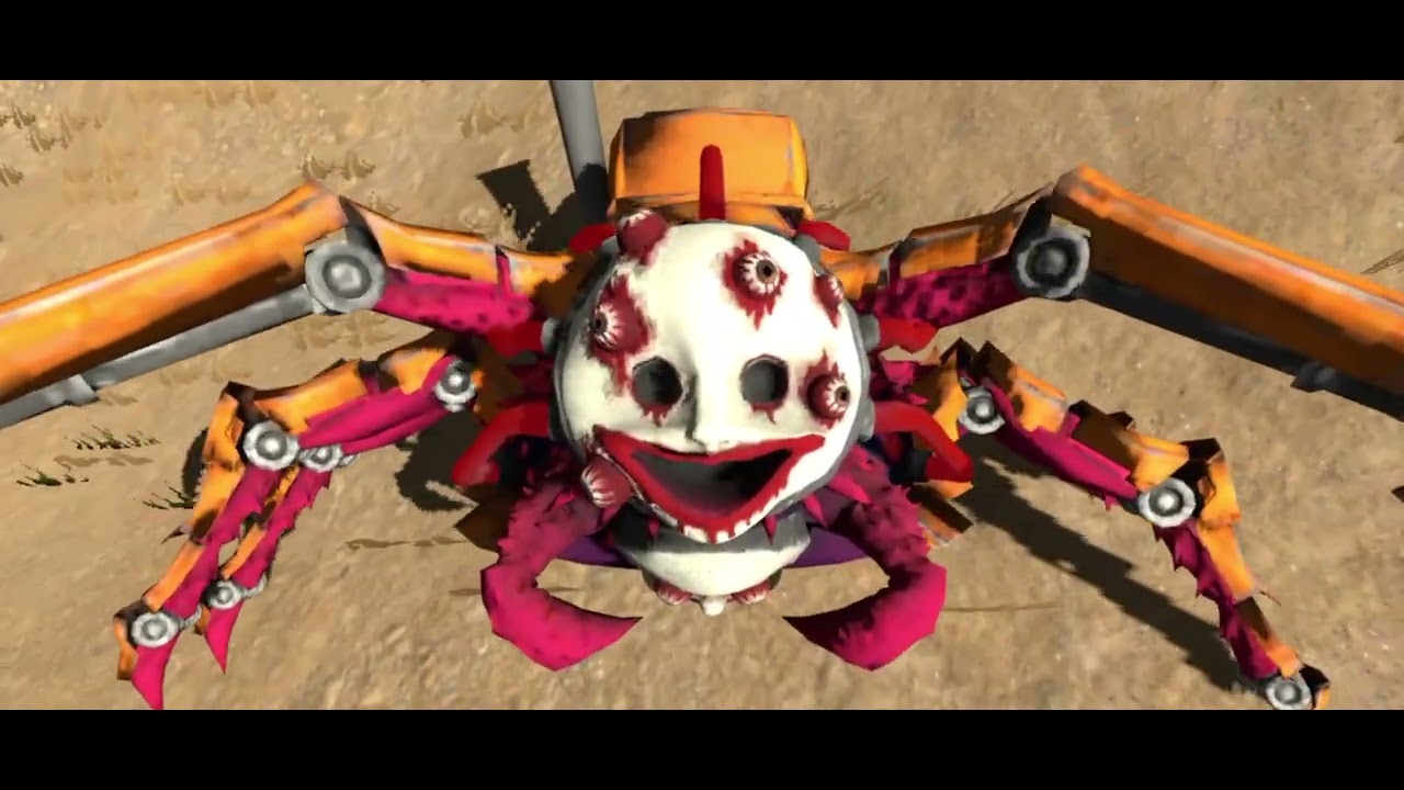 Scary spider train part 3 