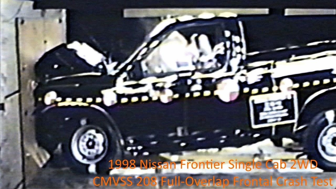 1998 Nissan Frontier Single Cab 2WD (Regular Bed) CMVSS 208 Full-Overlap Frontal Crash Test (30 Mph)