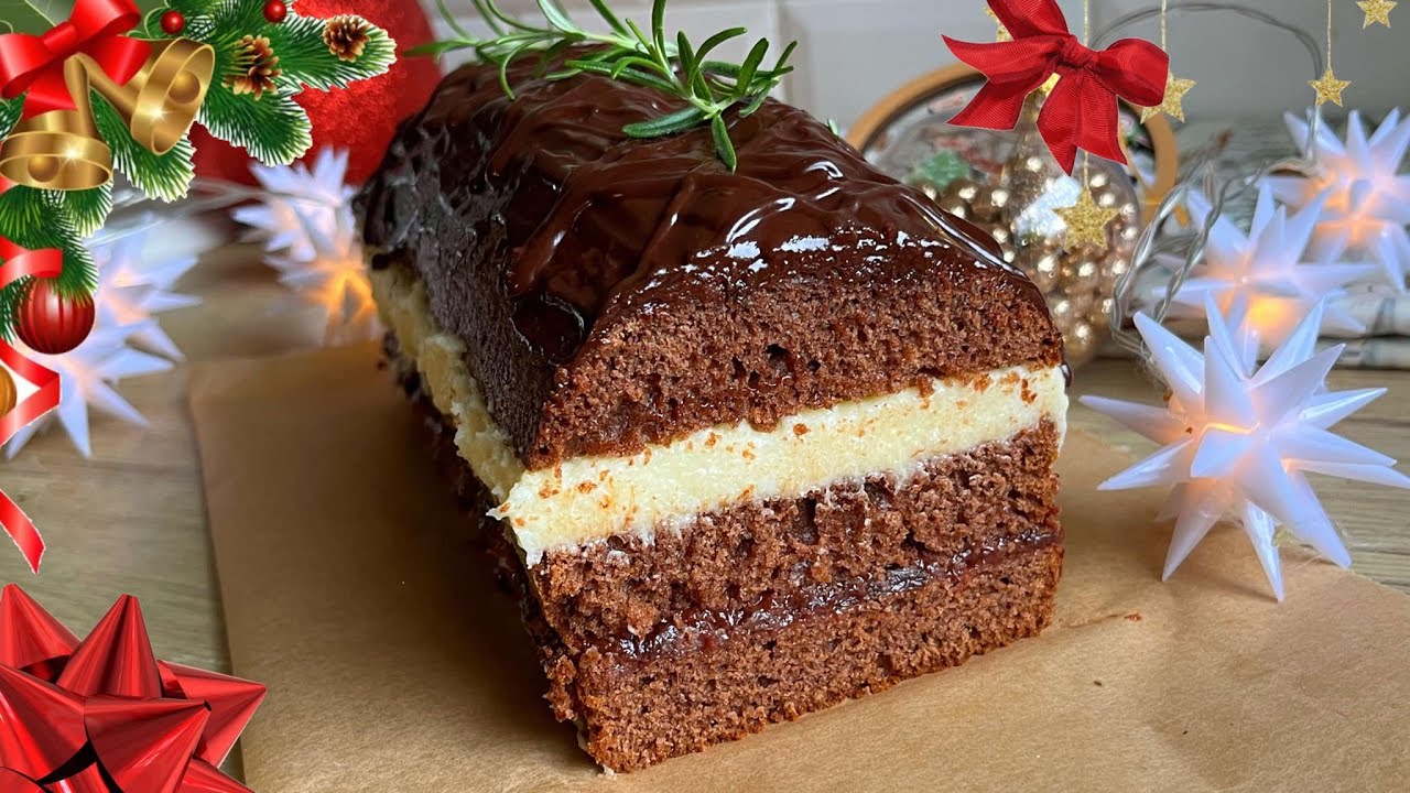 🎄Najlepszy Piernik z Masą Grysikową i Powidłami na Święta🎄