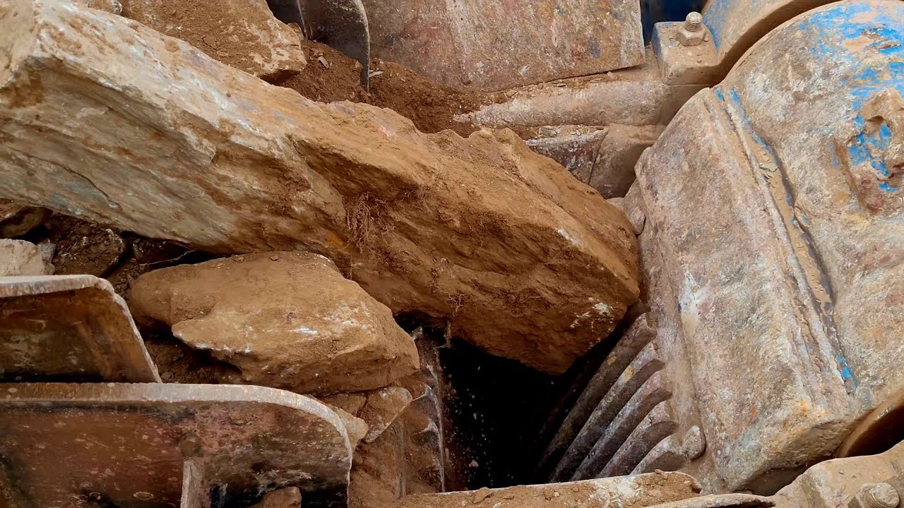 Giant Long Rock Crushing | Super Satisfying Big Rocks Crushing | Satisfying Stone Crushing