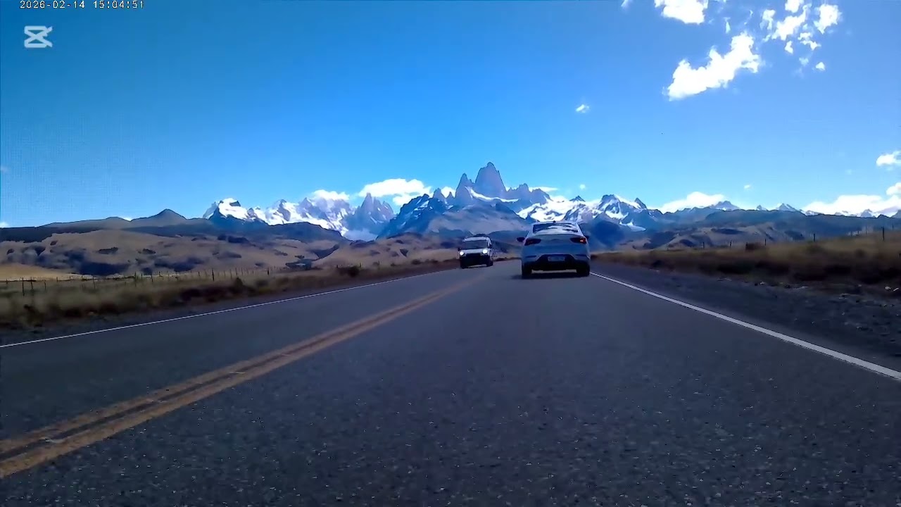 Llegada al CHALTEN SANTA CRUZ ARGENTINA. 
