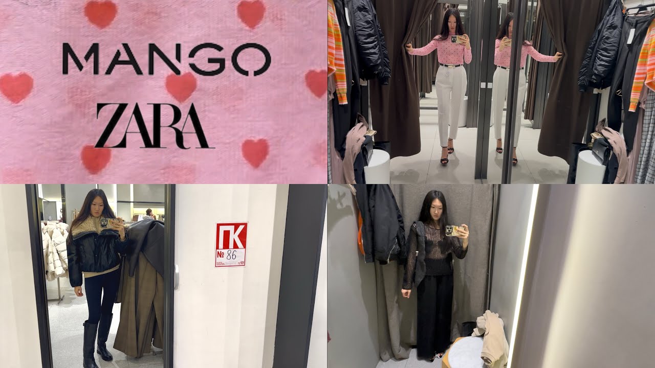 Shopping vlog Mango / ZARA / Sale / New collection / шопинг с примеркой