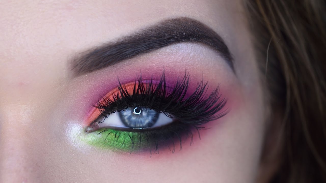 NEON Eye Makeup Tutorial | Urban Decay Electric Palette