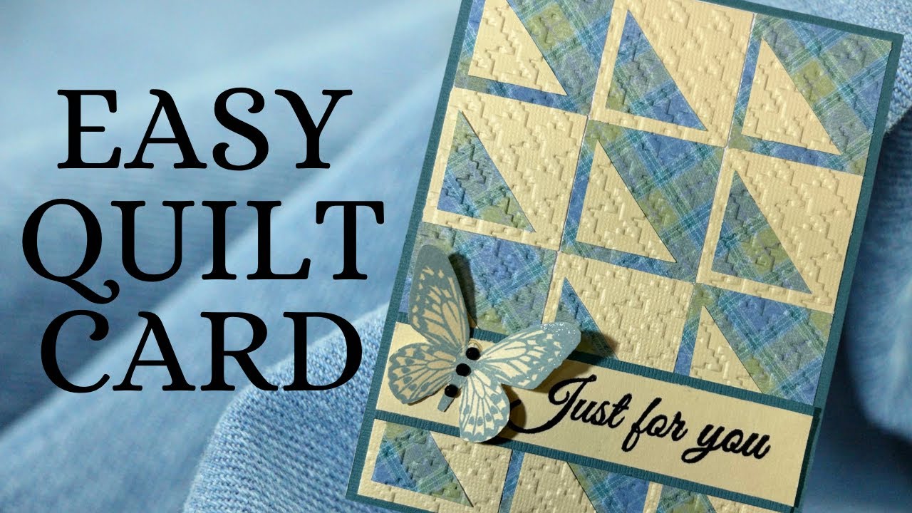 Create A Stunning Quilt-inspired Card For Every Celebration! #paperquiltcards #cardmaking