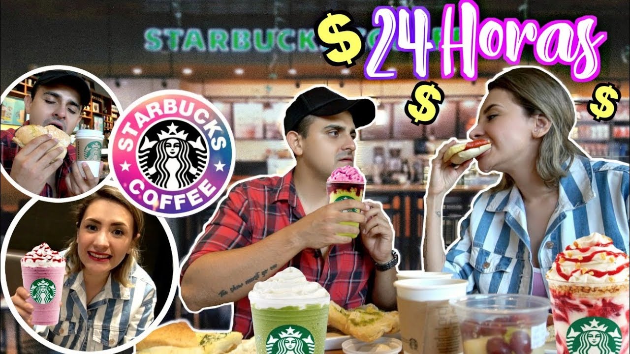24 HORAS COMIENDO EN STARBUCKS / #AmorEterno