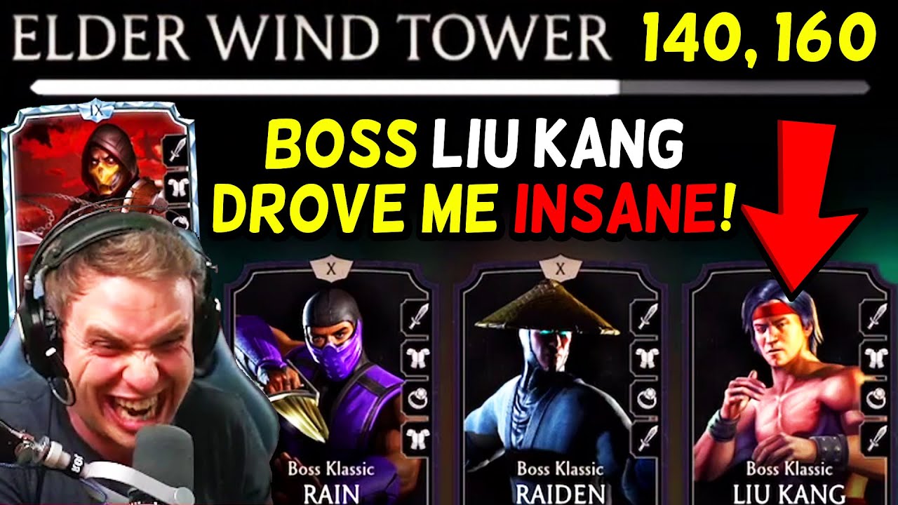 MK Mobile. I Made an OOPSIE in Fatal Elder Wind Tower. Raging Through Battles 140 and 160.