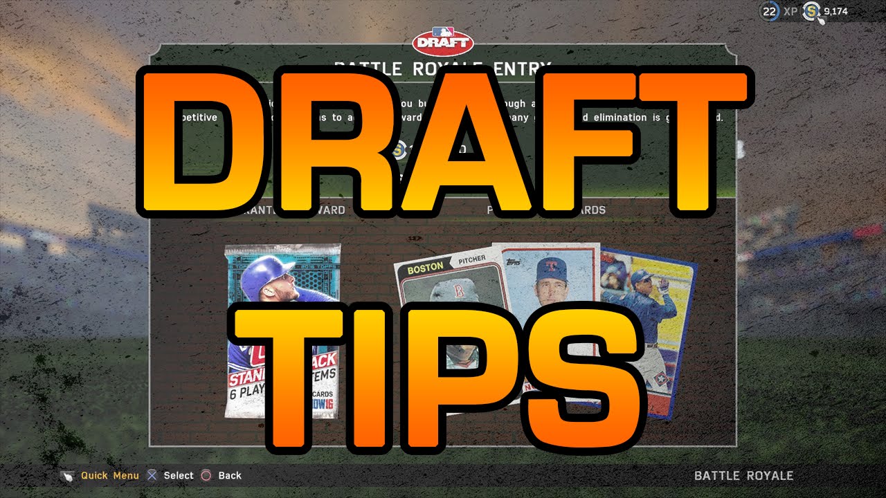 BR DRAFT TIPS | MLB THE SHOW 16 BATTLE ROYALE DRAFT TIPS