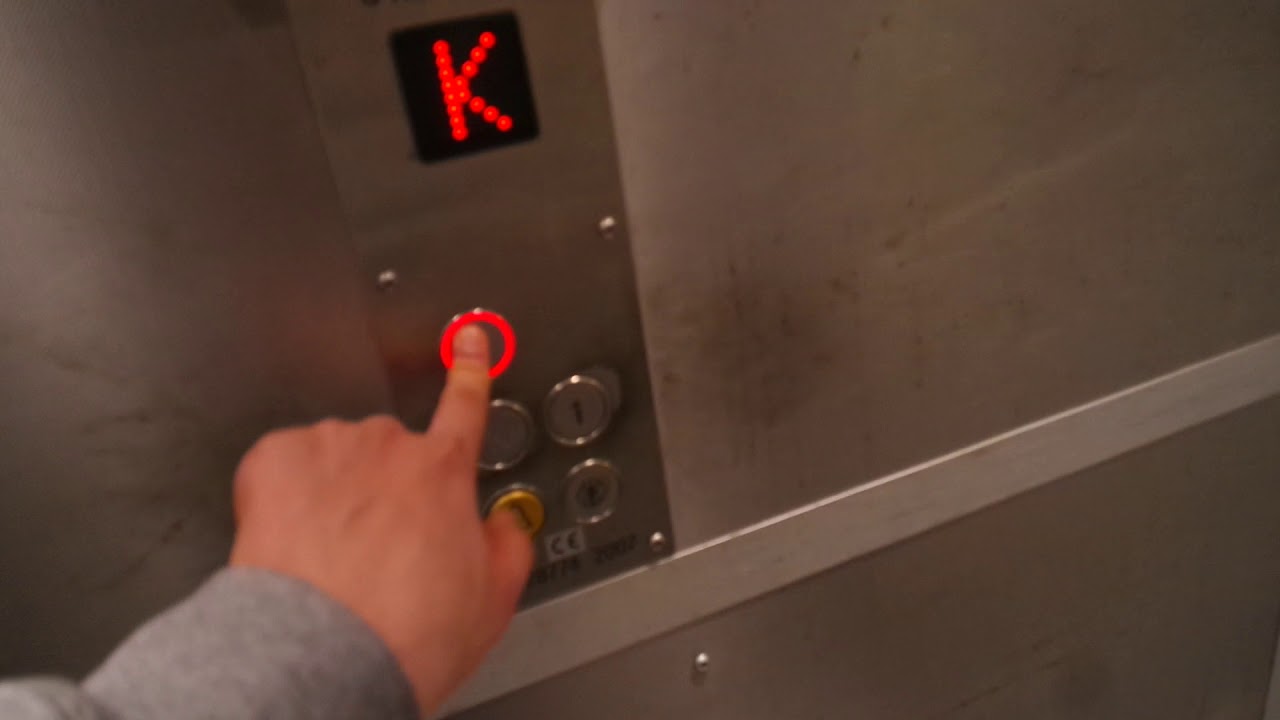 Rare 2007 Kone Motala chain-driven freight elevator/lift in Sokos&Hotel Valjus, Kajaani