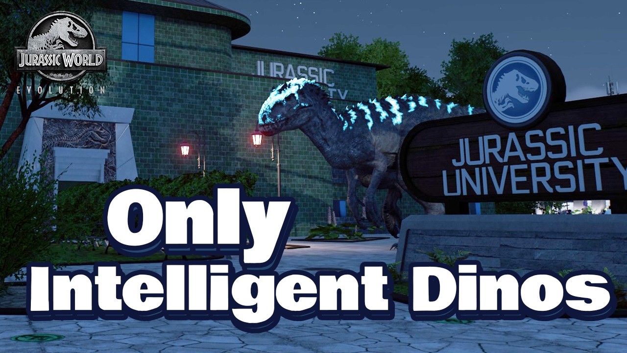 I Built a Park With ONLY Intelligent Dinosaurs! Jurassic World Evolution 3