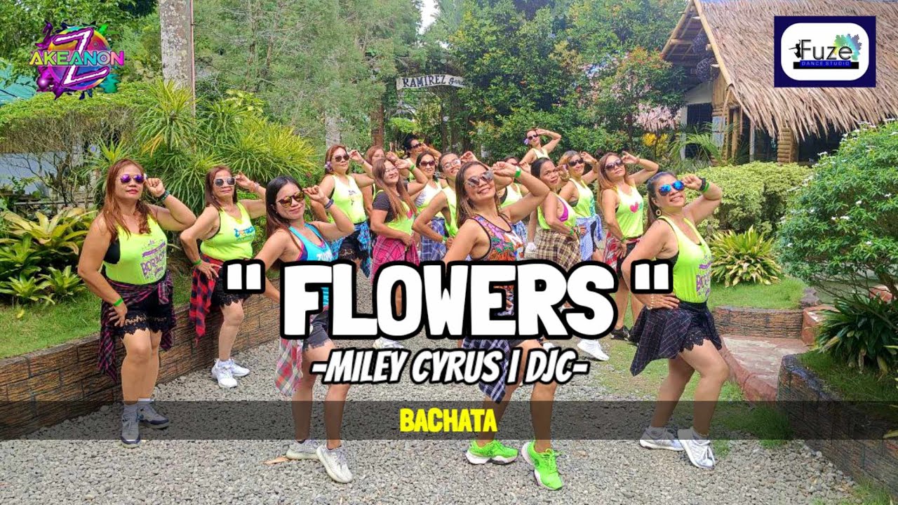 FLOWERS | MILEY CYRUS/DJC |BACHATA REMIX  | Zumba®️ | Dance Fitness | Zin Jel Jizmundo