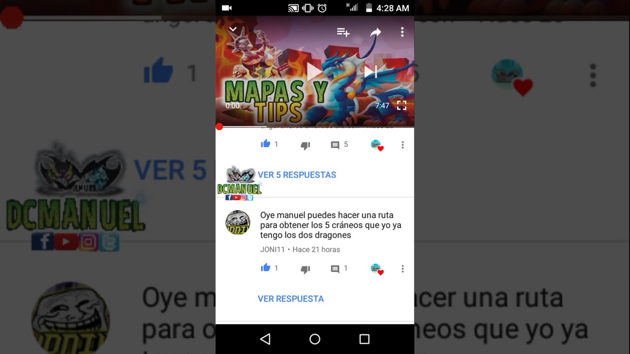 DCMANUEL | SALUDOS Y GRACIAS AMIGOS! 😉😉😉