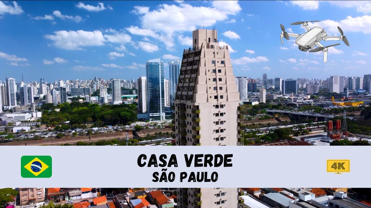 [4K] 🇧🇷 Casa Verde, S&atilde;o Paulo - by drone 🇧🇷