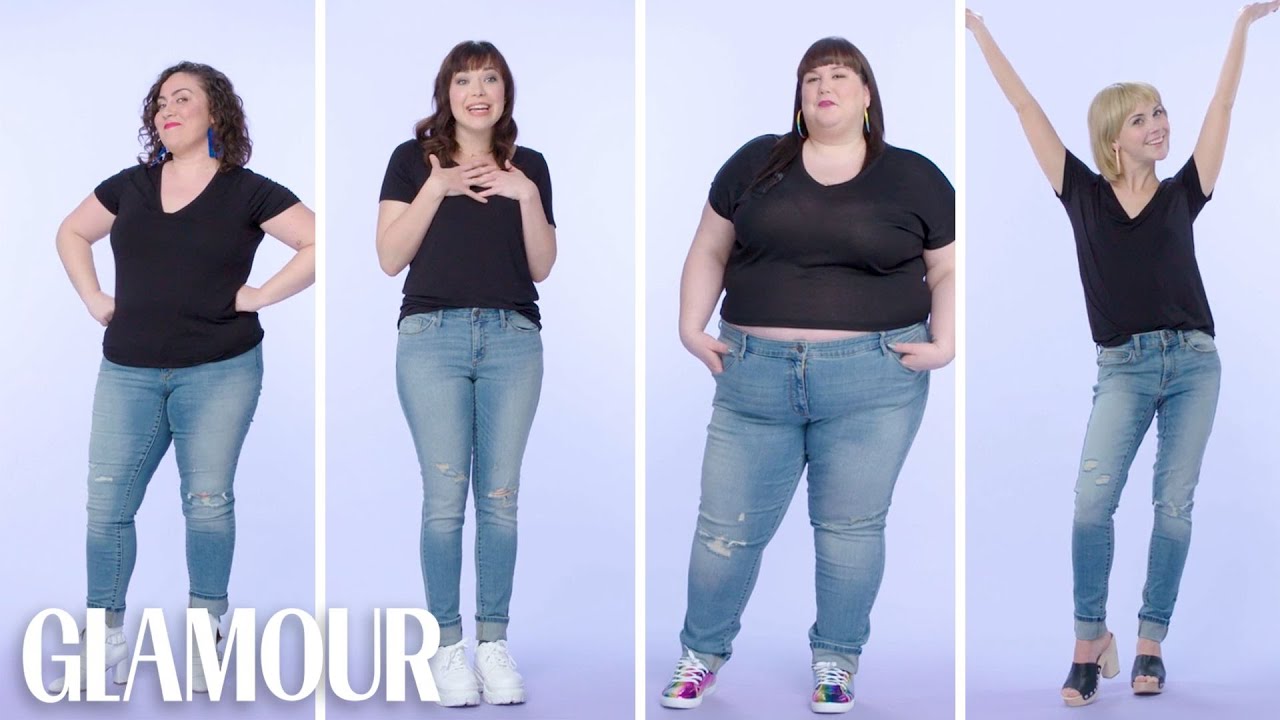 Women Sizes 0 Through 28 Try on the Same Skinny Jeans | Glamour