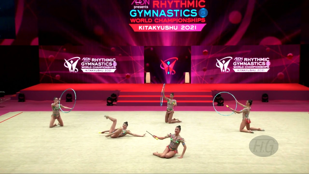 Brazil (BRA) - 2021 Rhythmic Worlds, Kitakyushu (JPN) - Qualifications 3 Hoops + 2 Pairs Of Clubs