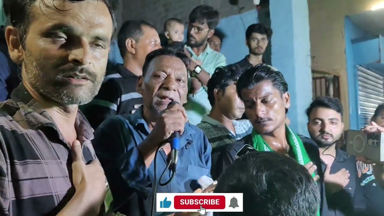 New Noha Baba sageer ka | ustad fazle hallauri | 24 Muharrum hallaur 2025 purdard noha