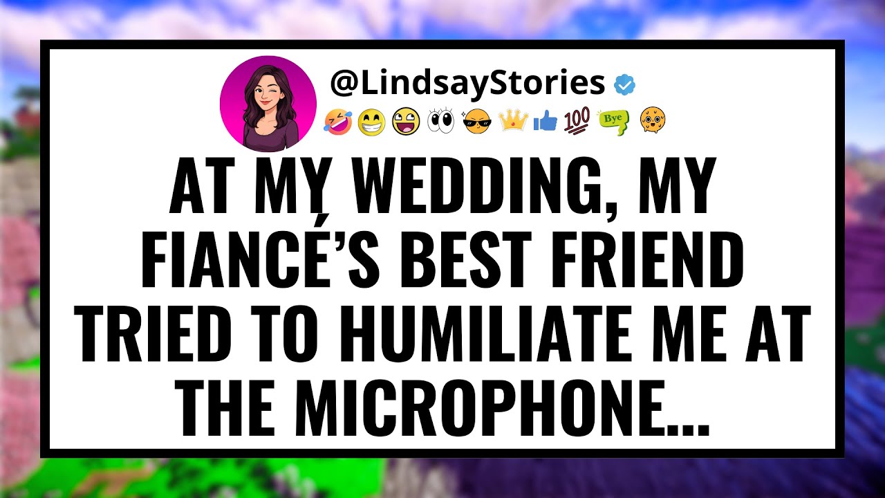 At my wedding, my fiancé’s best friend tried to humiliate me at the microphone…