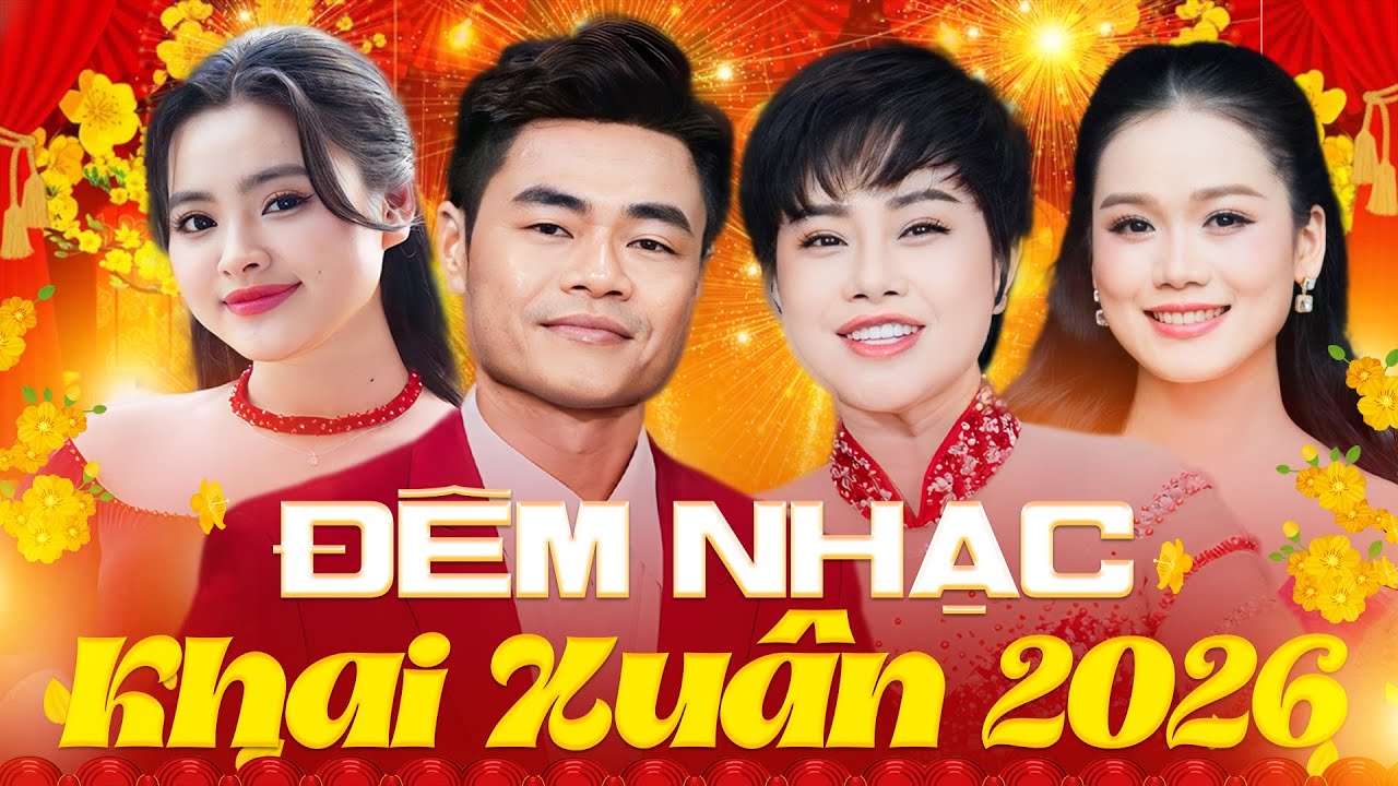 ĐÊM NHẠC KHAI XUÂN 2026 HAY QUÁ - Duy Phương & Mỹ Linh & Thu Hường & Sương Sương | Nhạc Xuân Bolero