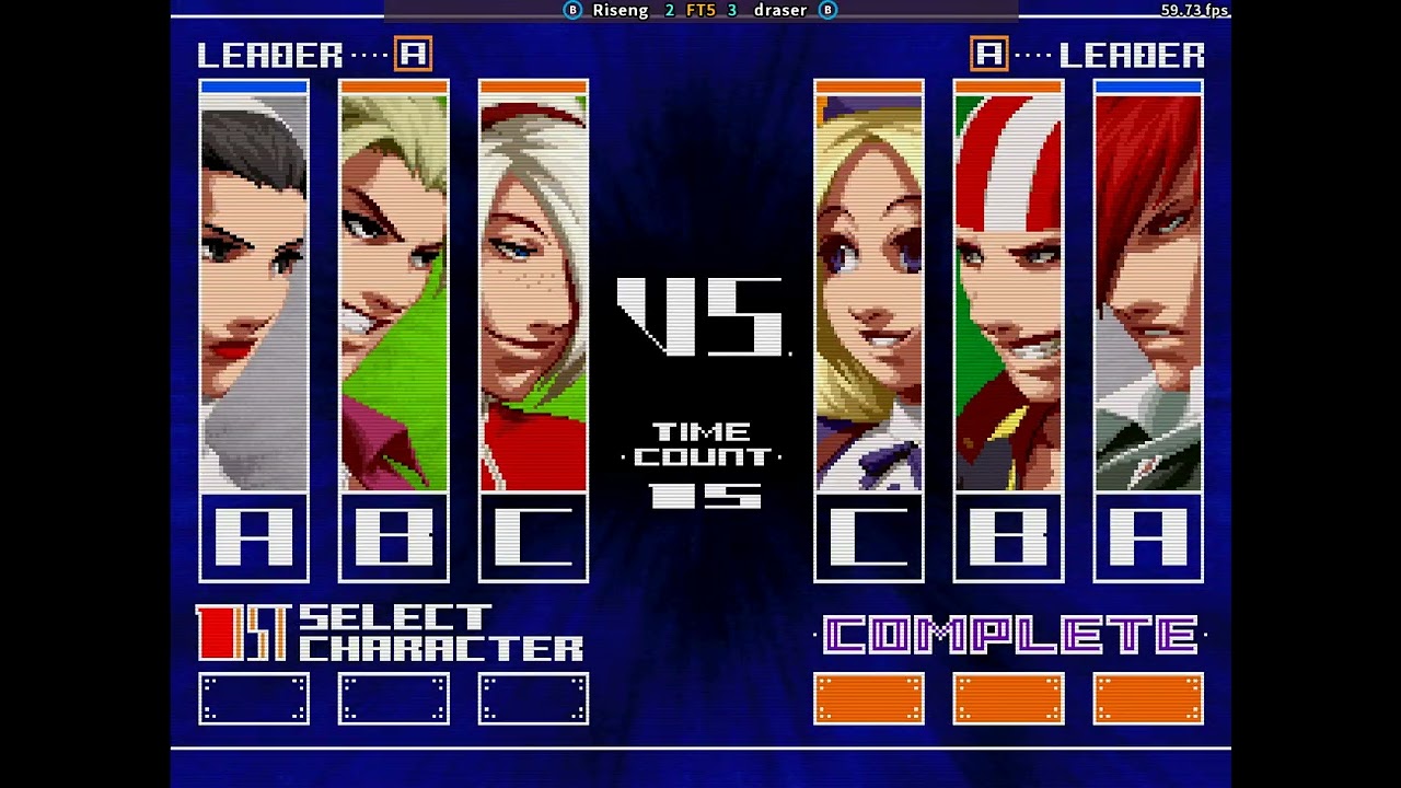fightcade 2 kof 2003 Riseng 620 (Mexico) vs draser (Mexico)
