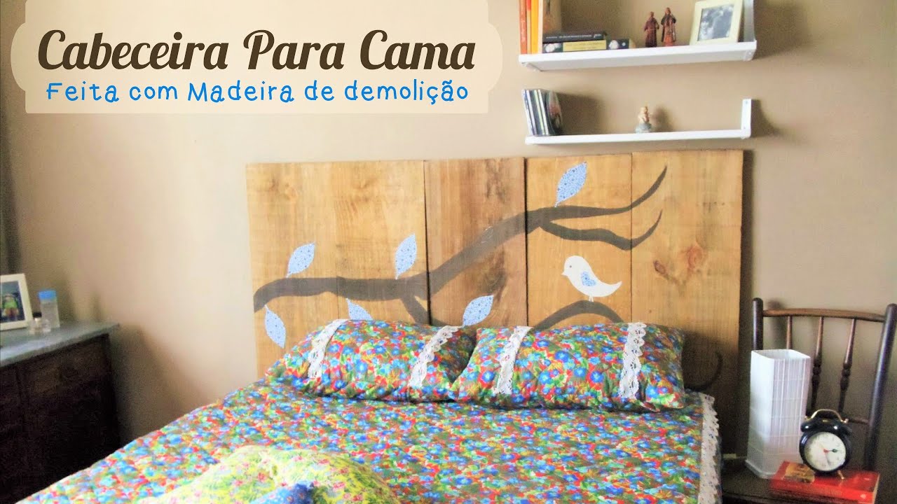 Cabeceira de Cama Diy