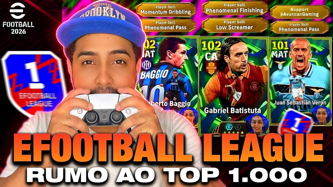 🔥⚽ EFOOTBALL LEAGUE RUMO AO TOP 1.000 |  EFOOTBALL 2026