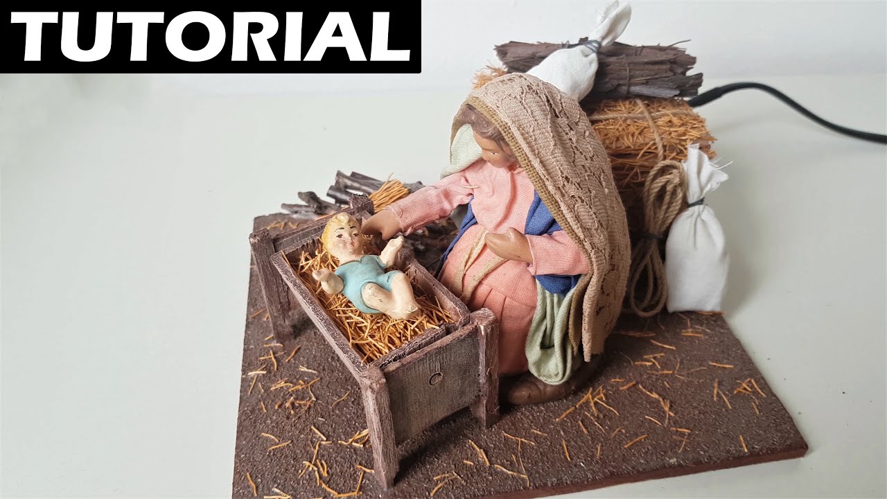 💡 TUTORIAL: Madonna che culla - Come movimentare le proprie statuine ⚙️ Presepe in movimento