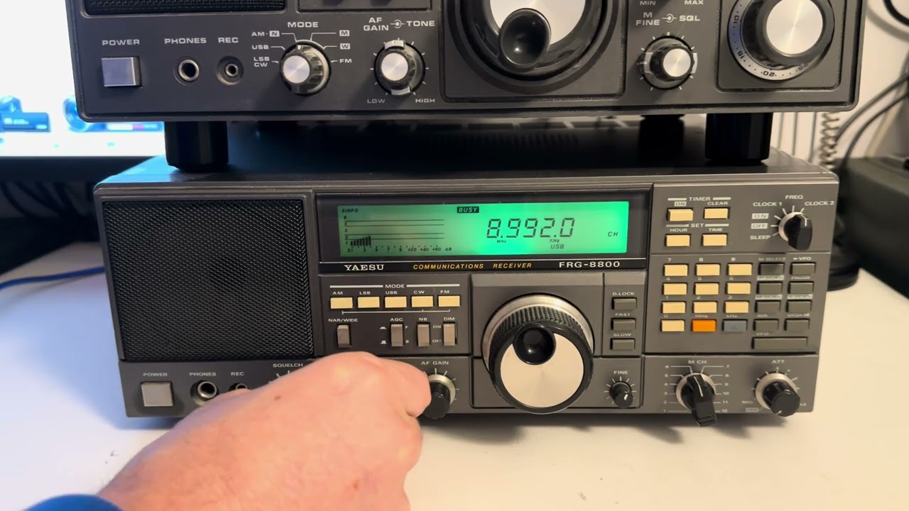 United States Air Force Emergency Action Message 8992 kHz closing 