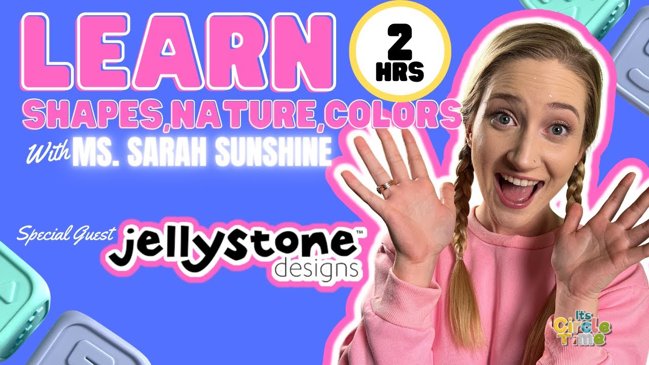 Learn Shapes, Nature, Colors and Numbers | Best Toddler Video | Miss Sarah Sunshine
