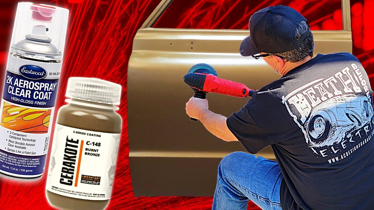 Как отшлифовать и отполировать двухкомпонентное прозрачное покрытие поверх Cerakote - цвет 