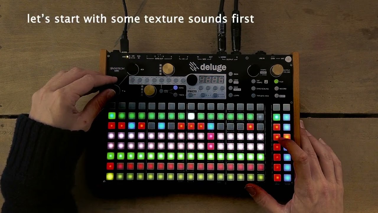 Synthstrom Deluge - Generating Melodies With The Euclidian Sequencer & Different Row Lengths