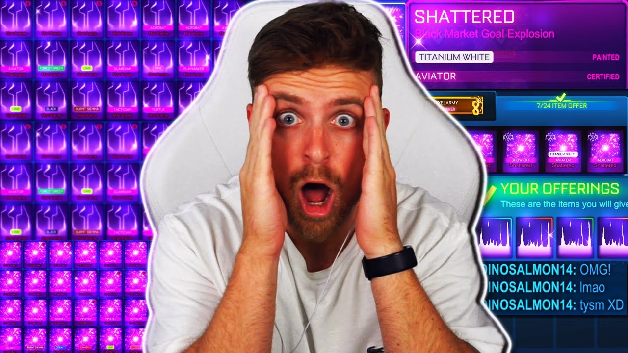 *2,500 BLACK MARKETS* The Most INSANE Blind Trading in Rocket League HISTORY...