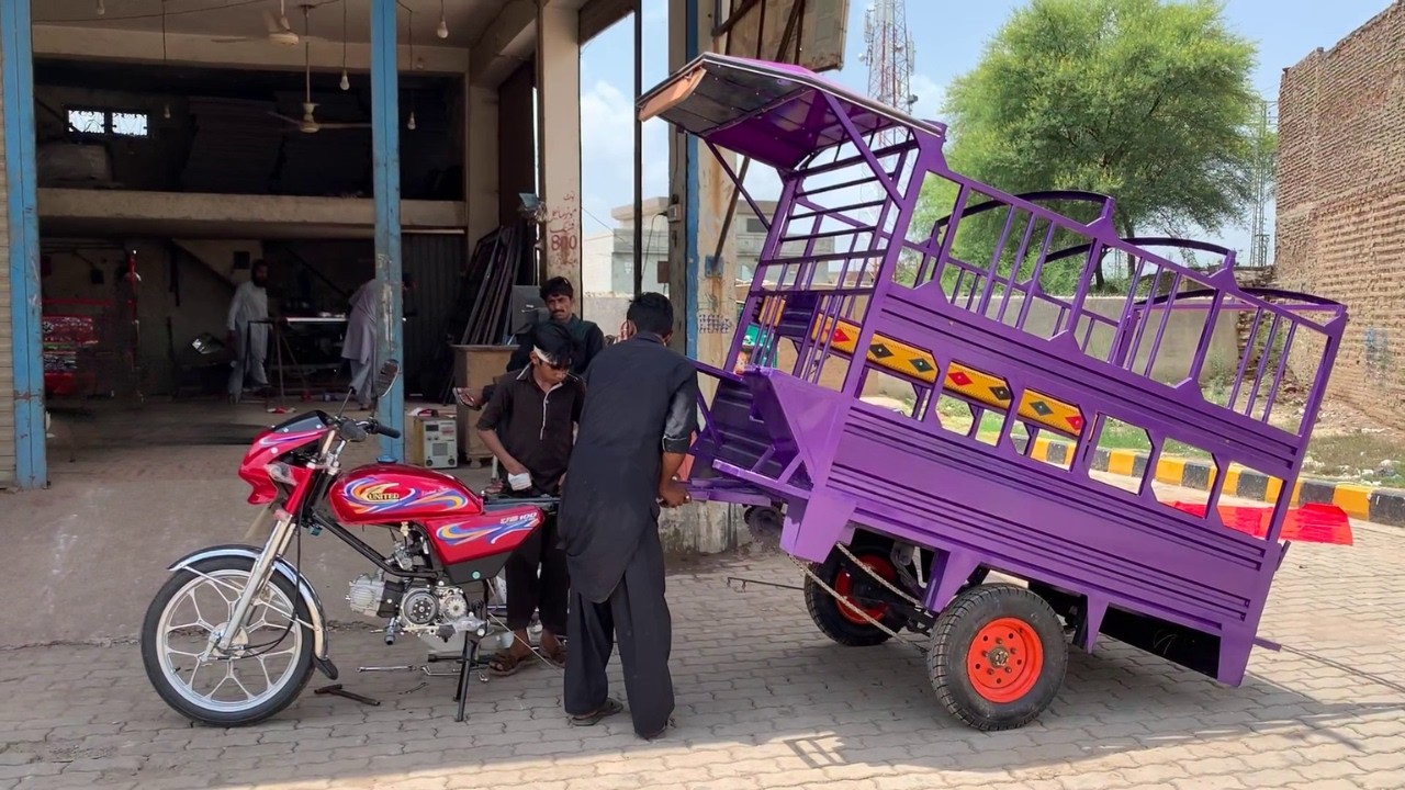 How a Multipurpose 3 Wheeler Loader is Built from Scratch | Full Welding & Fabrication Process
