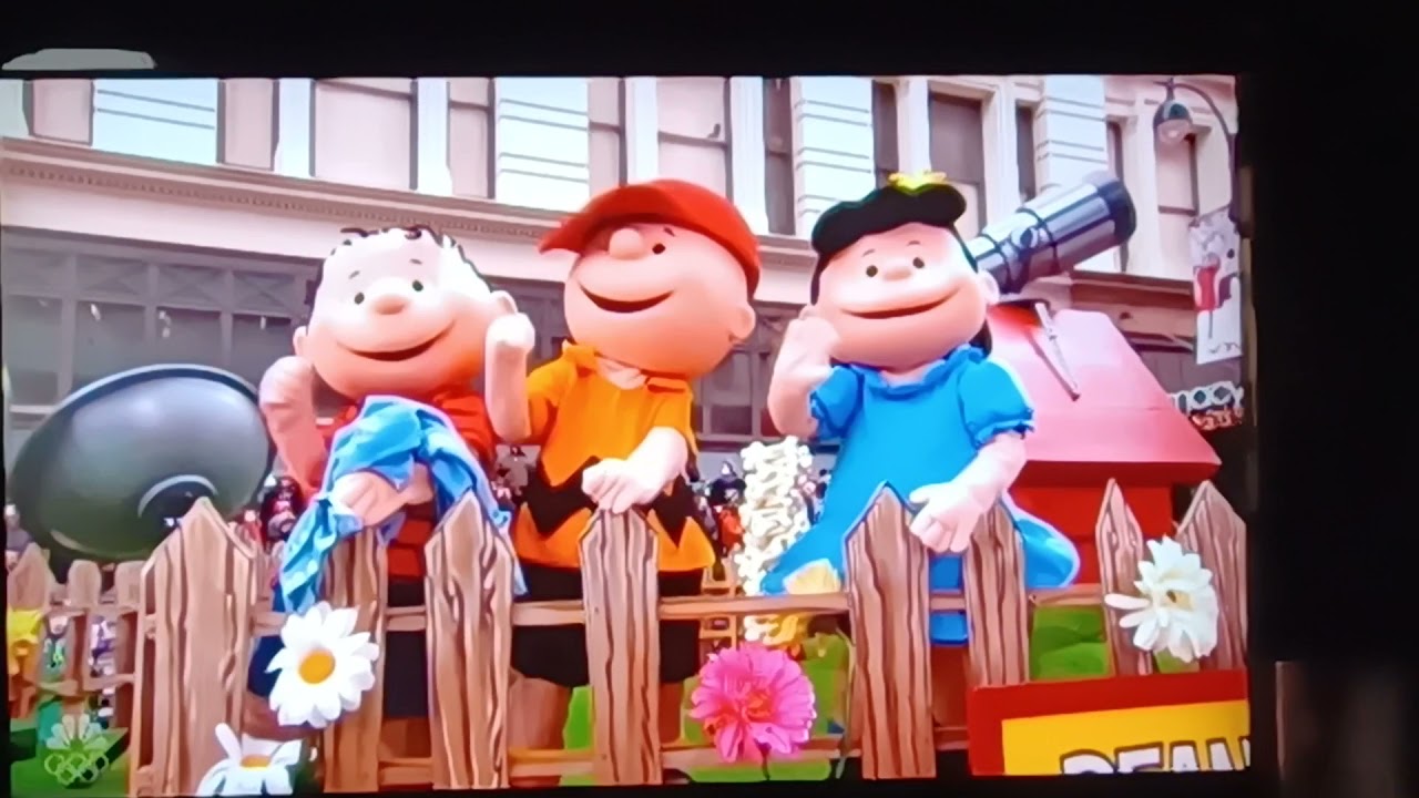 The Peanuts Gang at The 95th Annual Macy's Thanksgiving Day Parade.